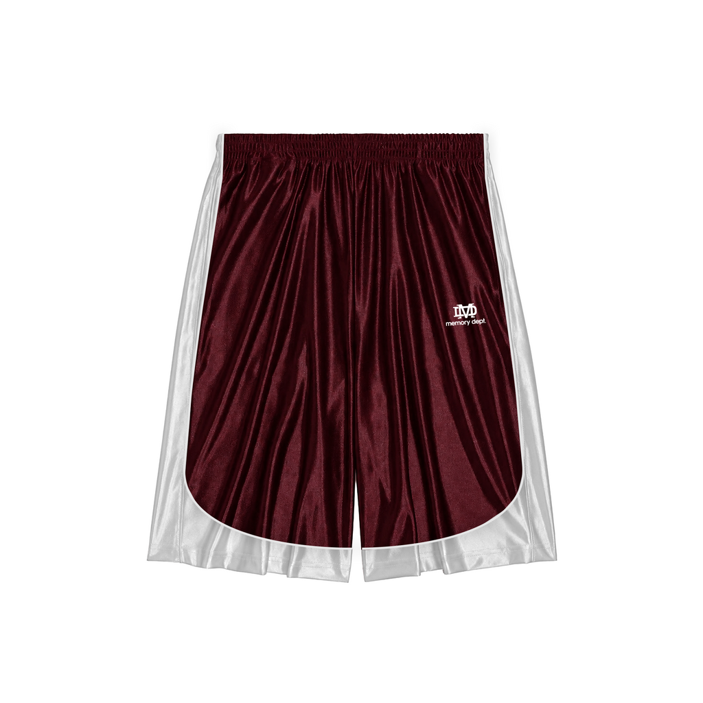 BURGUNDY 3/4 SHORTS