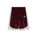 BURGUNDY 3/4 SHORTS