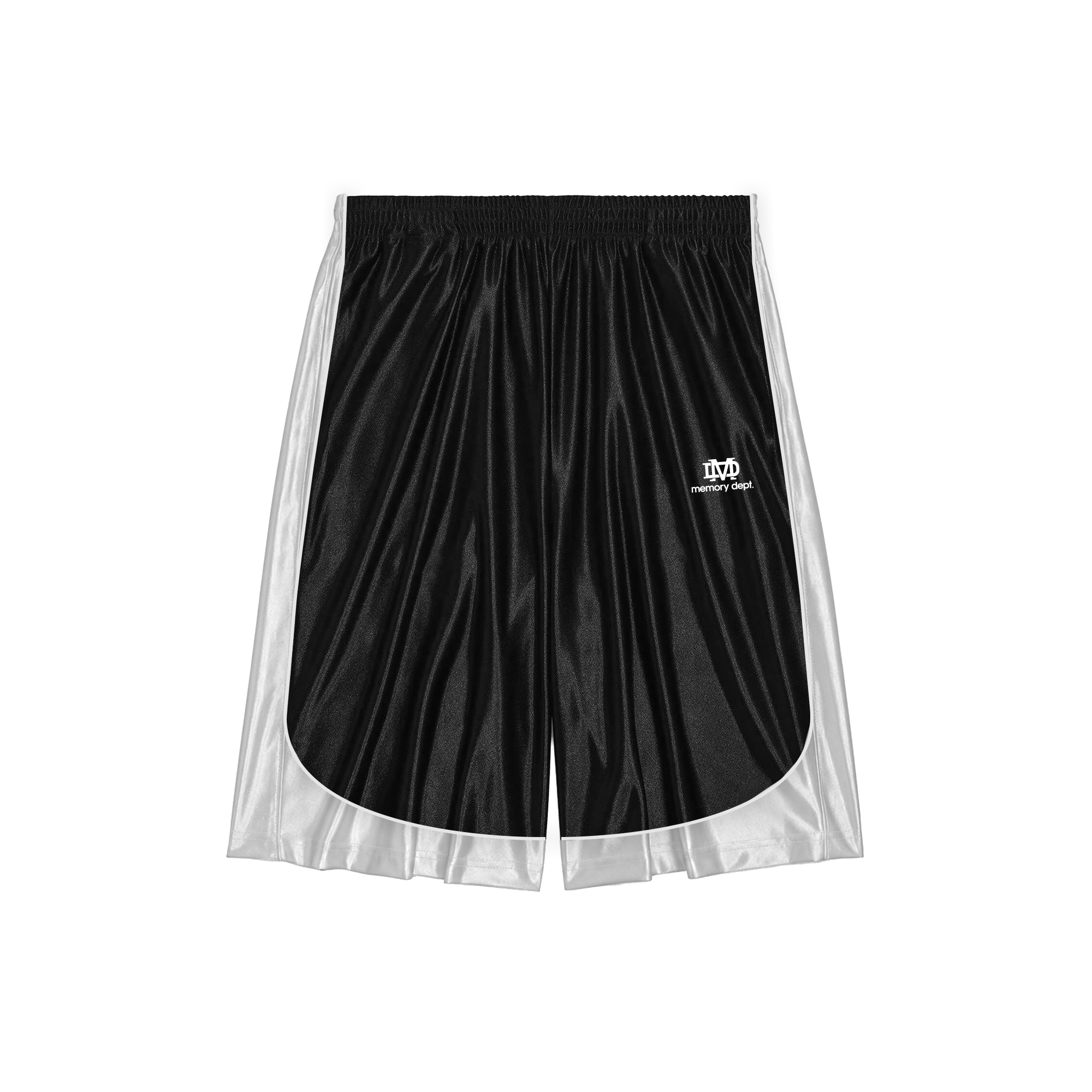 BLACK 3/4 SHORTS